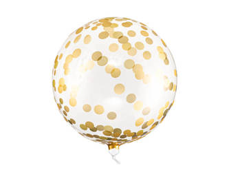 Balloon Ball - Gold dots - 40cm