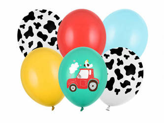 Balloons 30 cm - Farm - 6 pcs