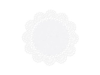 Business cards for table - Rosette - White - 10 cm - 10 pieces