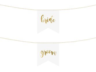 Chair Pendants - Bride Groom - Gold