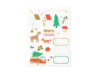 Christmas stickers - Winter Forest - 20 pcs.