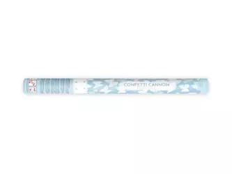 Confetti Tube - Butterflies - White - 60cm