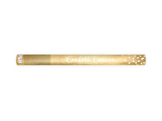 Confetti Tube - Golden Hearts - 60 cm