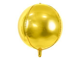 Foil balloon - Ball - Gold - 40 cm