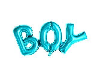 Foil balloon - Boy - Blue - 67 x 29 cm