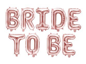 Foil balloon - Bride To Be - Pink Gold - 340 x 35 cm