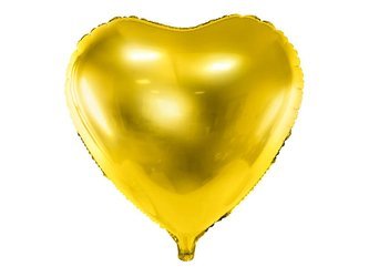 Foil balloon - Heart - Gold - 45 cm