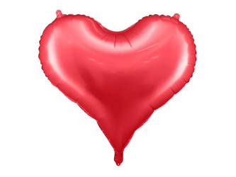 Foil balloon - Heart - Red - 75 x 64.5 cm