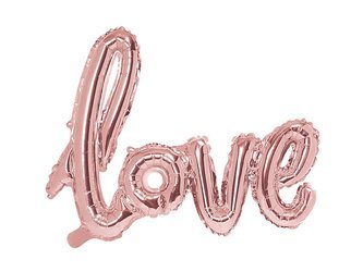 Foil balloon - Love - Pink Gold - 73 x 59 cm