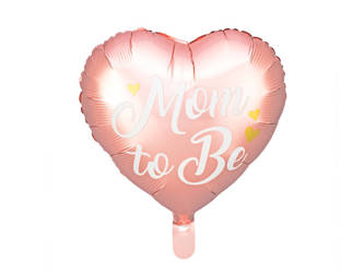 Foil balloon - Pink Heart - Mom to Be - 45cm