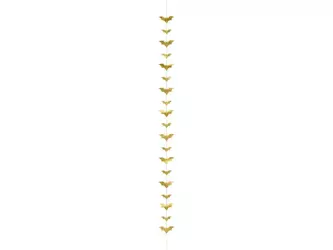 Garland - Bats - Gold - 150 cm