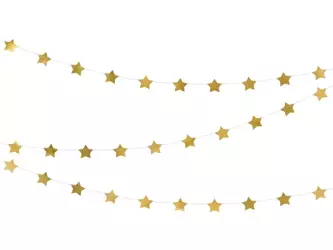 Garland of Stars - Gold - 3.6m