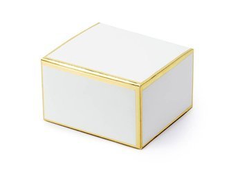 Gift boxes - Gold edges - 6 x 3.5 x 5.5 cm - 10 pieces