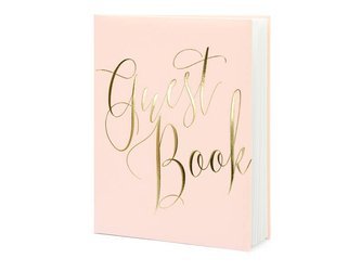 Guest Book - Guest Book - Powder Pink - 20 x 24.5 cm - 22 pages