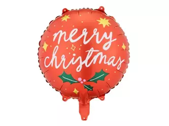 Merry Christmas foil balloon - 45 cm - 1 pc.