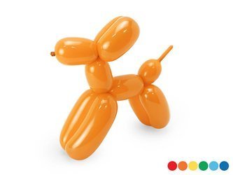 Modelin balloons with pump - Colorful - 130cm - 30 pieces