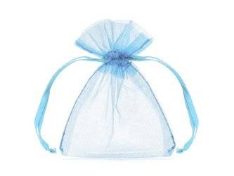 Organza bags - Blue - 20 pieces - 7.5 x 10cm