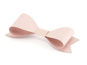 Paper Card - Powder Pink - 9.5 x 3.2 cm - 6 pieces