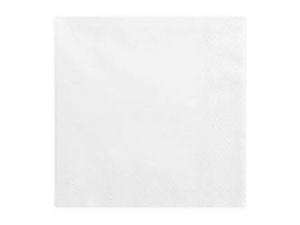 Paper napkins - White - 33x33cm - 20 pieces