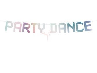 Party Banner - Party Dance - Iridescent - 9.5 x 130 cm