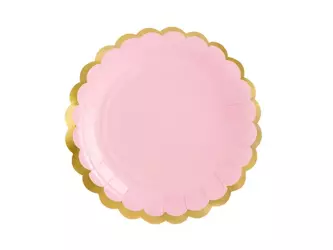 Plates - Bright Pink - 18 cm - 6 pcs