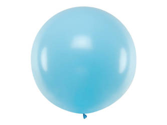 Round balloon 1m - Pastel Light Blue