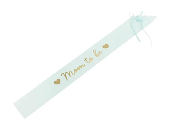 Sash - Mom to be - 75 cm - blue