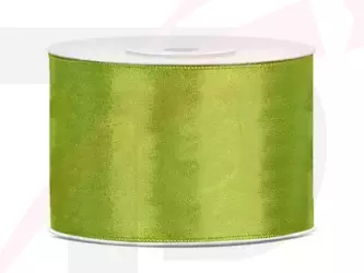 Satin ribbon - Green Apple - 50mm x 25m