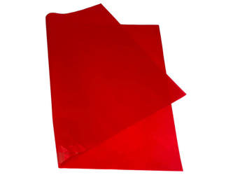 Smooth Tissue Paper - Red - 38 x 50 cm