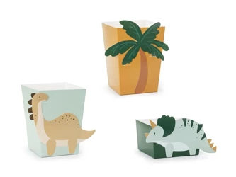 Snack boxes - Dinosaurs - Mix - 6 pieces