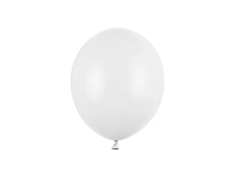 Strong 23 cm balloons - Pastel Pure White - 100 pcs.