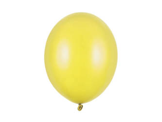 Strong 30cm Balloons - Metallic Lemon Zest - 25 pcs.