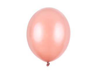 Strong 30cm balloons - Metallic Rose Gold - 25 pcs.