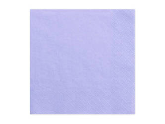 Three-layer napkins - Lilac - 33x33cm - 20pcs.