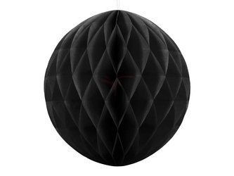 Tissue paper ball - Black - 20 cm