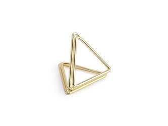 Vignette stands - Triangles - Gold - 10 pieces