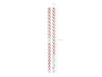 Wrapping Paper - Slanted Stripes - Red - 70/200cm