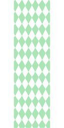 Wrapping Paper - White - Light Green Rhombs - 68.5 x 100 cm