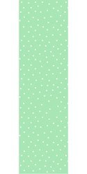 Wrapping paper - Light green - White stars - 68.5 x 100 cm