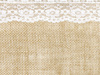 Jute runner with lace - 0.28 x 2.75 m