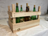 Decorative wooden box - For 6 bottles - 40x27x28 cm - Woodline