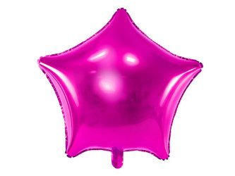 Foil balloon - Star - Dark pink - 48 cm