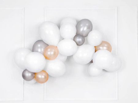 Strong 30cm Balloons - Pastel Pure White - 50 pcs.