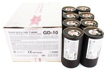 KIT - 8 x DIAMOND GRANATES - White - Pin - GD-10 - B&G