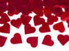 Confetti Tube - Hearts - Red - 40cm