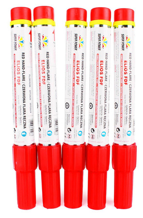 KIT OF 5 x ELIOS MARINE RACA - Red - Manual - Pin - FDF