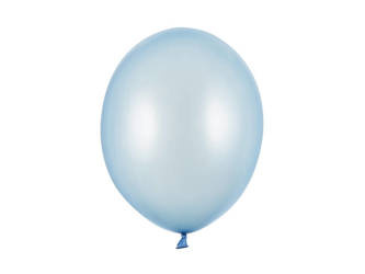 Strong 30cm Balloons - Metallic Baby Blue - 3 pcs.