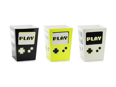 Popcorn boxes - Play - 7x7x12 cm - 6 pcs.