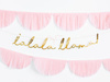 Party banner - Lalala Llama - Gold - 12.5 x 82 cm