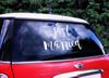 Wedding sticker for car - Just Married - 33 x 45 cm